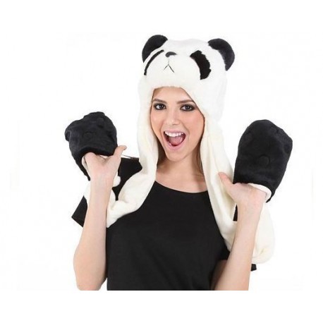 Joli bonnet d'hiver pour femmes et filles, bonnet panda kawaii, bonnet  oreilles d'animal, bonnet en polaire et fausse fourrure, beige, taille  unique : : Mode