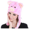 Bonnet cochon rose